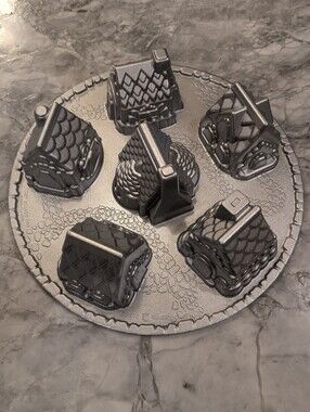 Nordic Ware Cozy Village Pan 6 Cups Holiday Aesthetic